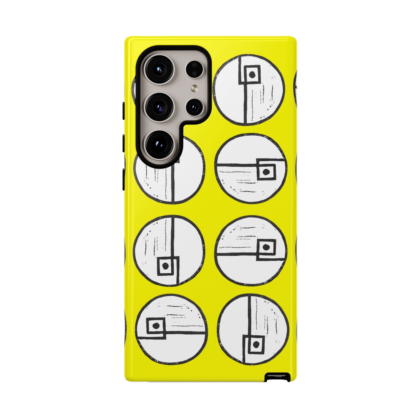 Rotating Rectangle Yellow Phone case