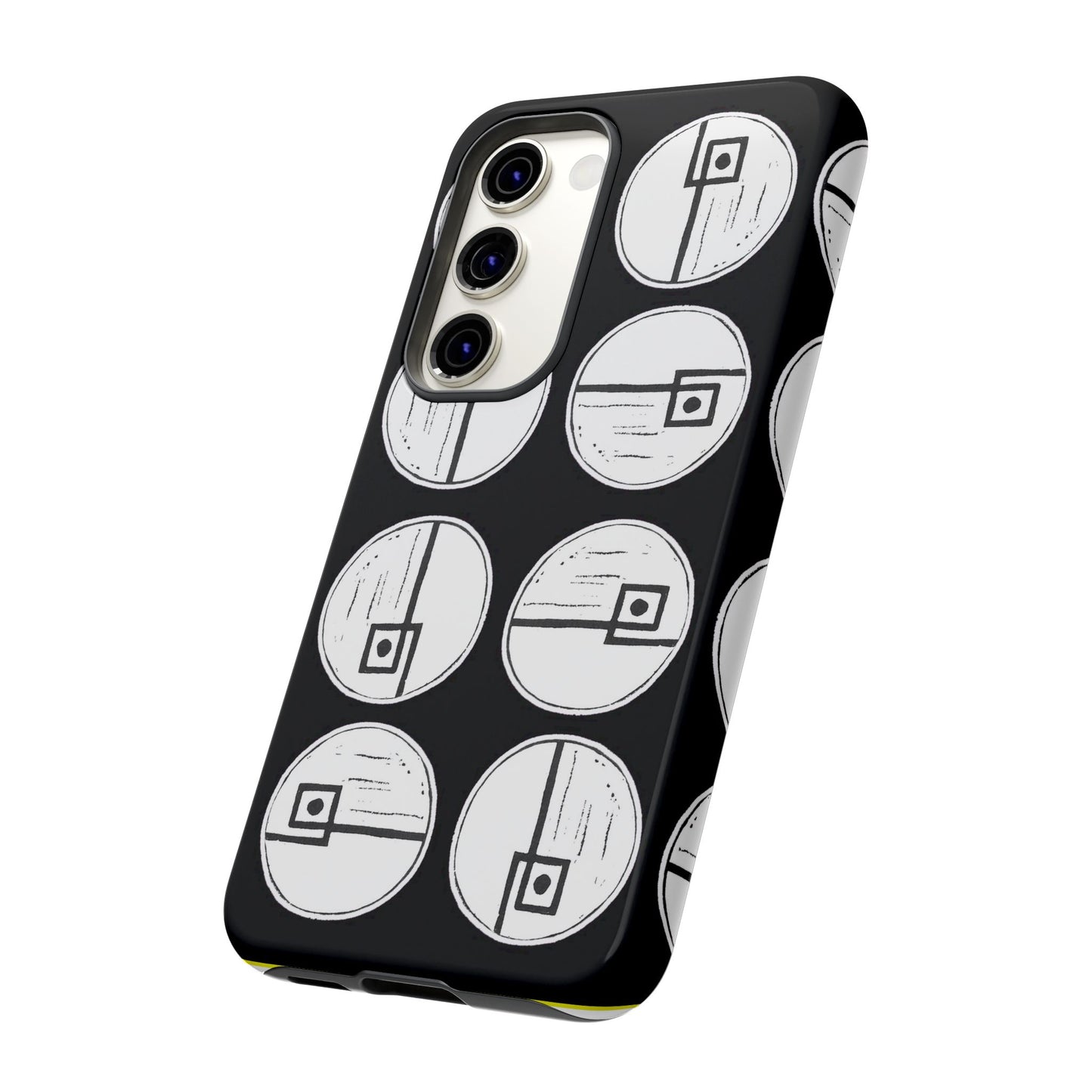 Rotating Rectangle Black Phone case