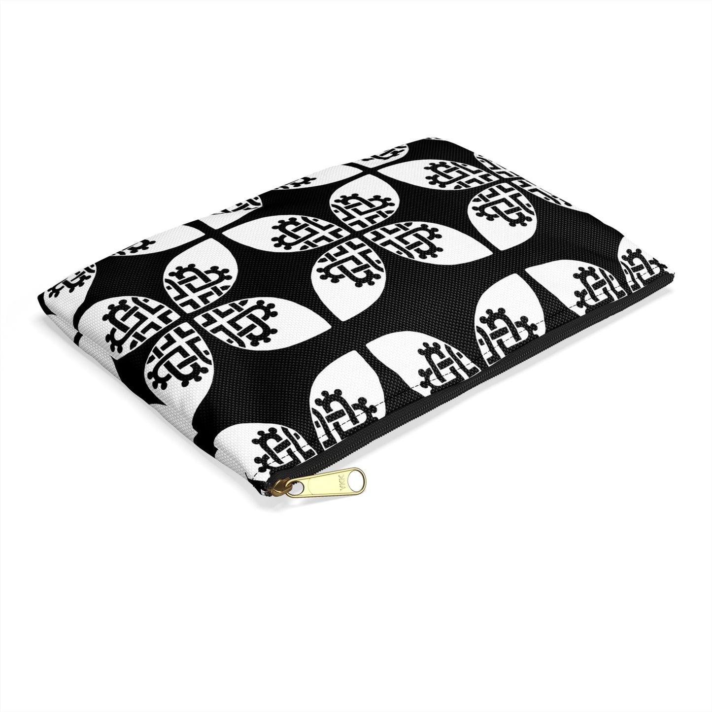 Celtic Heart Accessory Bag Black - InkLovePrint