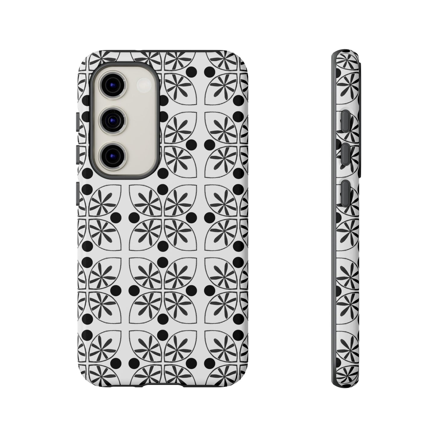 Black Flower Phone case