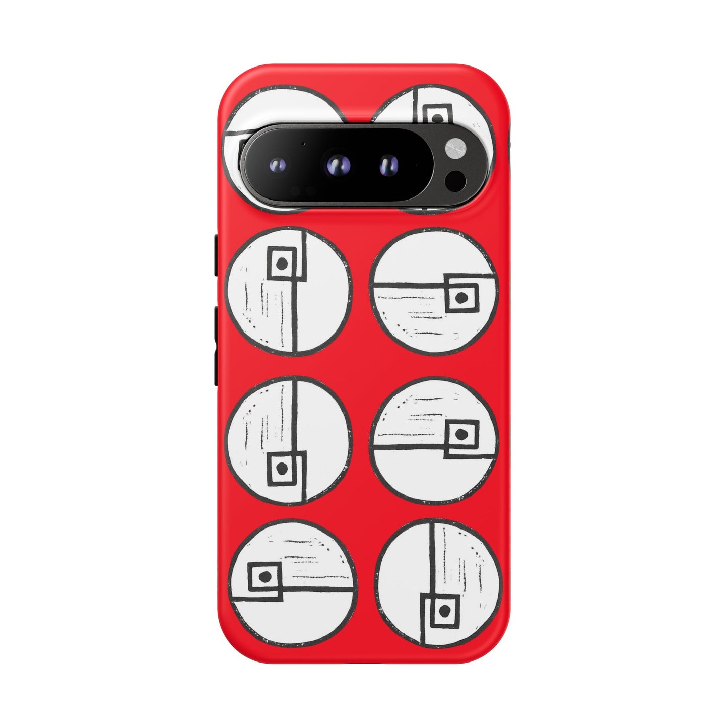 Rotating Rectangle Red - Phone case