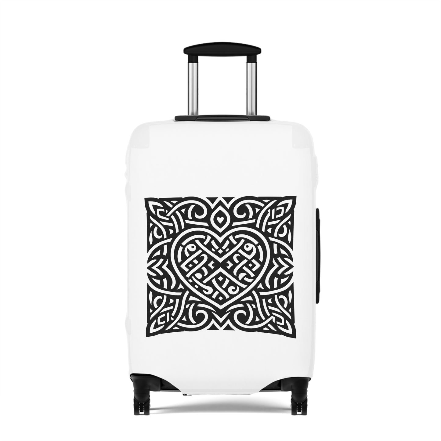 Framed Celtic Heart Luggage Cover - InkLovePrint