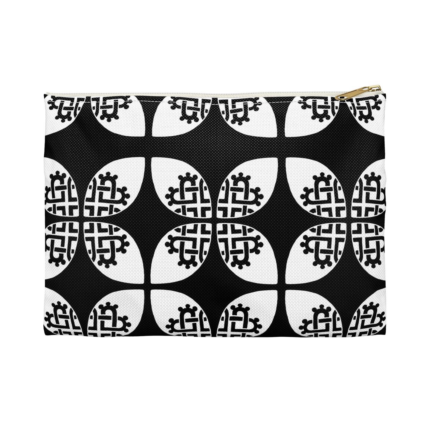 Celtic Heart Accessory Bag Black - InkLovePrint