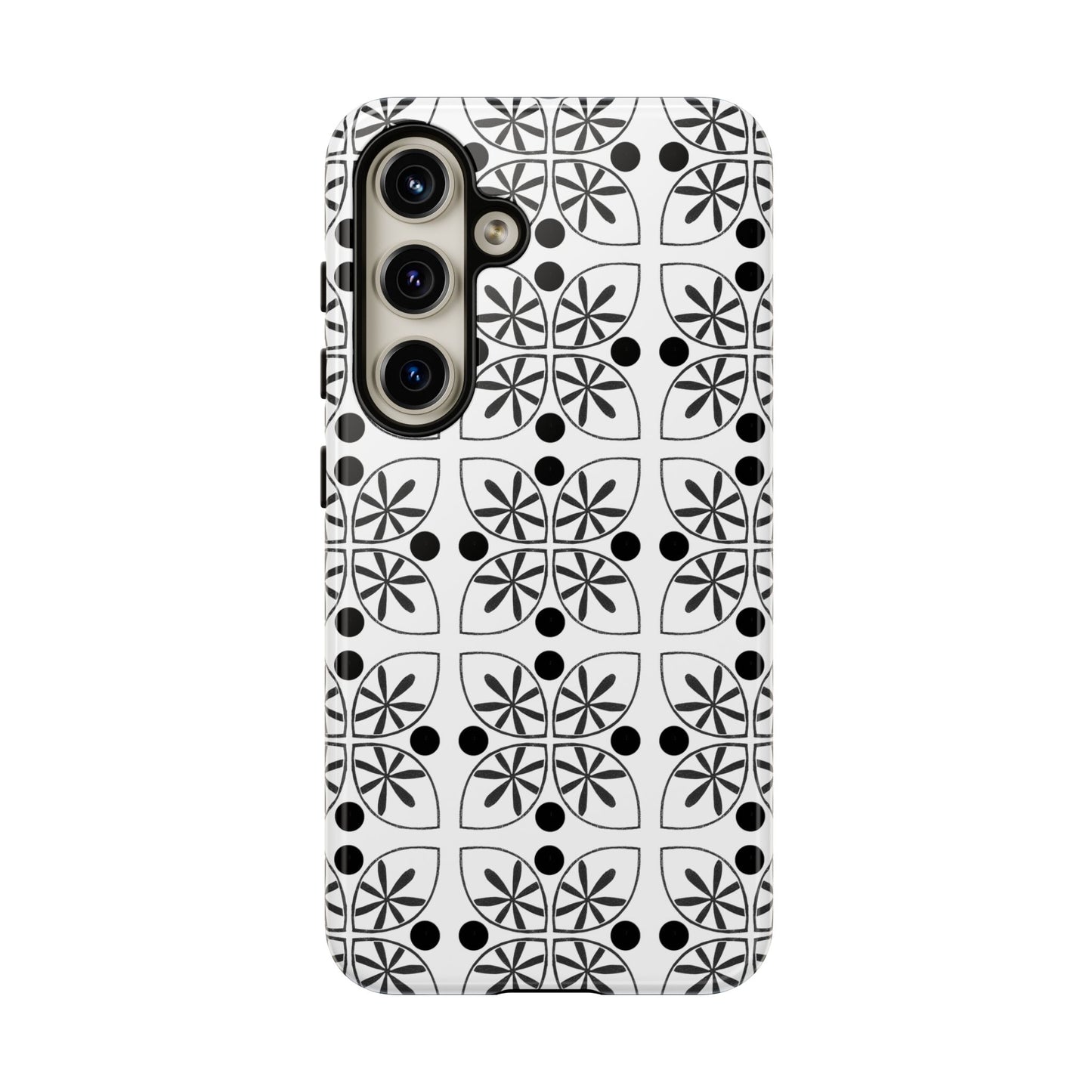 Black Flower Phone case