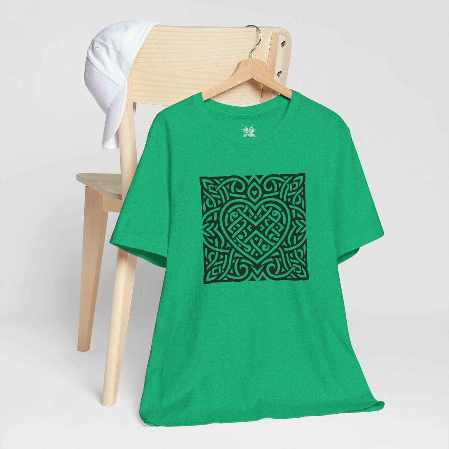 Celtic Heart - Square Unisex T-Shirt - InkLovePrint