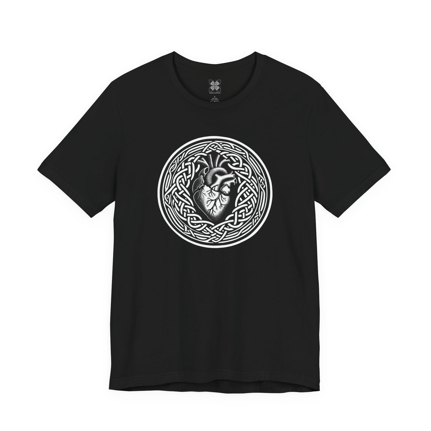 Celtic Human Heart Unisex T-Shirt - InkLovePrint