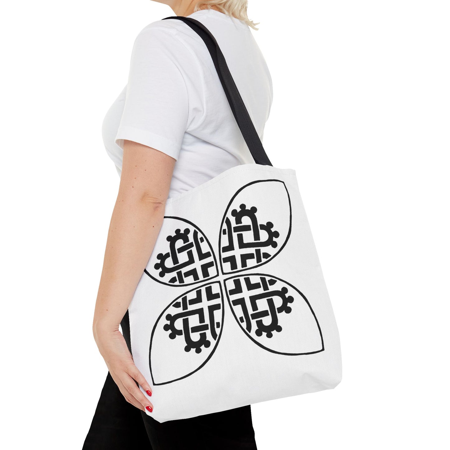 Celtic Heart Motif Tote Bag - InkLovePrint