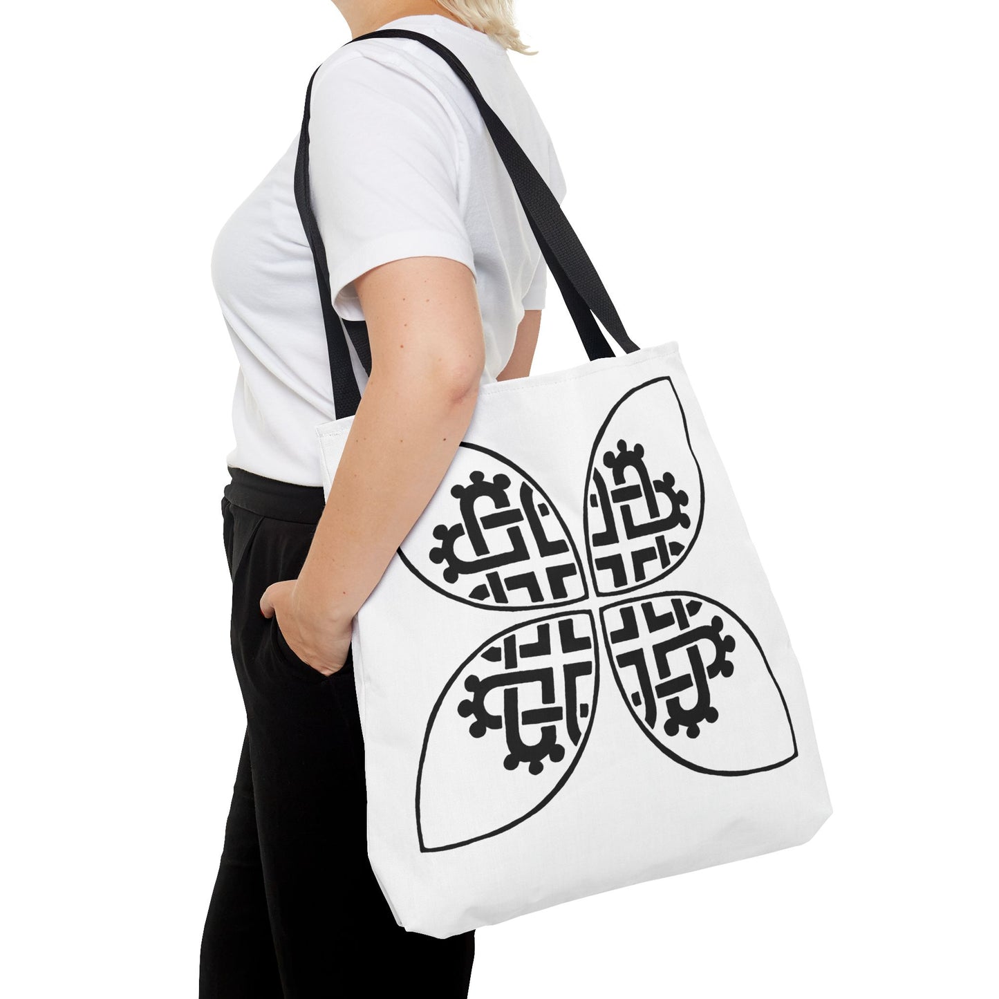 Celtic Heart Motif Tote Bag - InkLovePrint