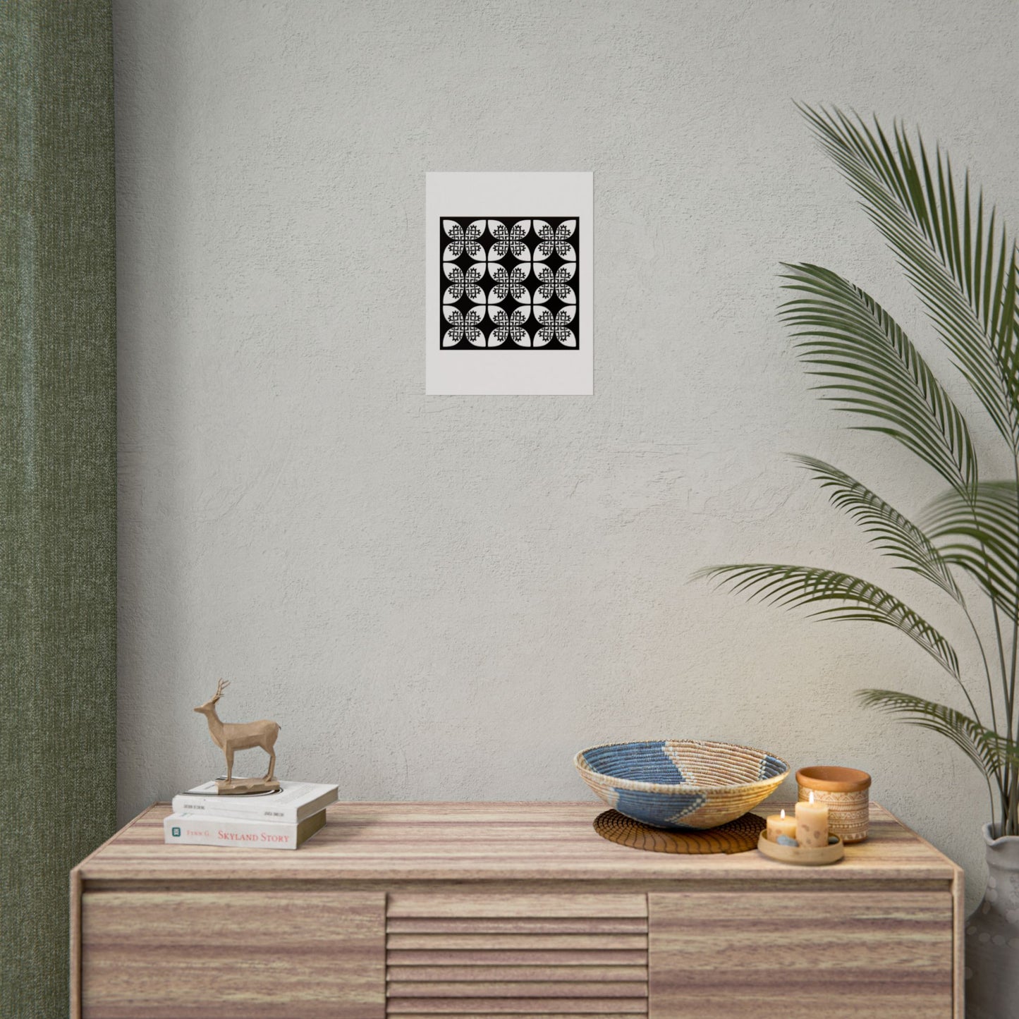 Celtic Heart 9 Tile- Rolled Poster - InkLovePrint
