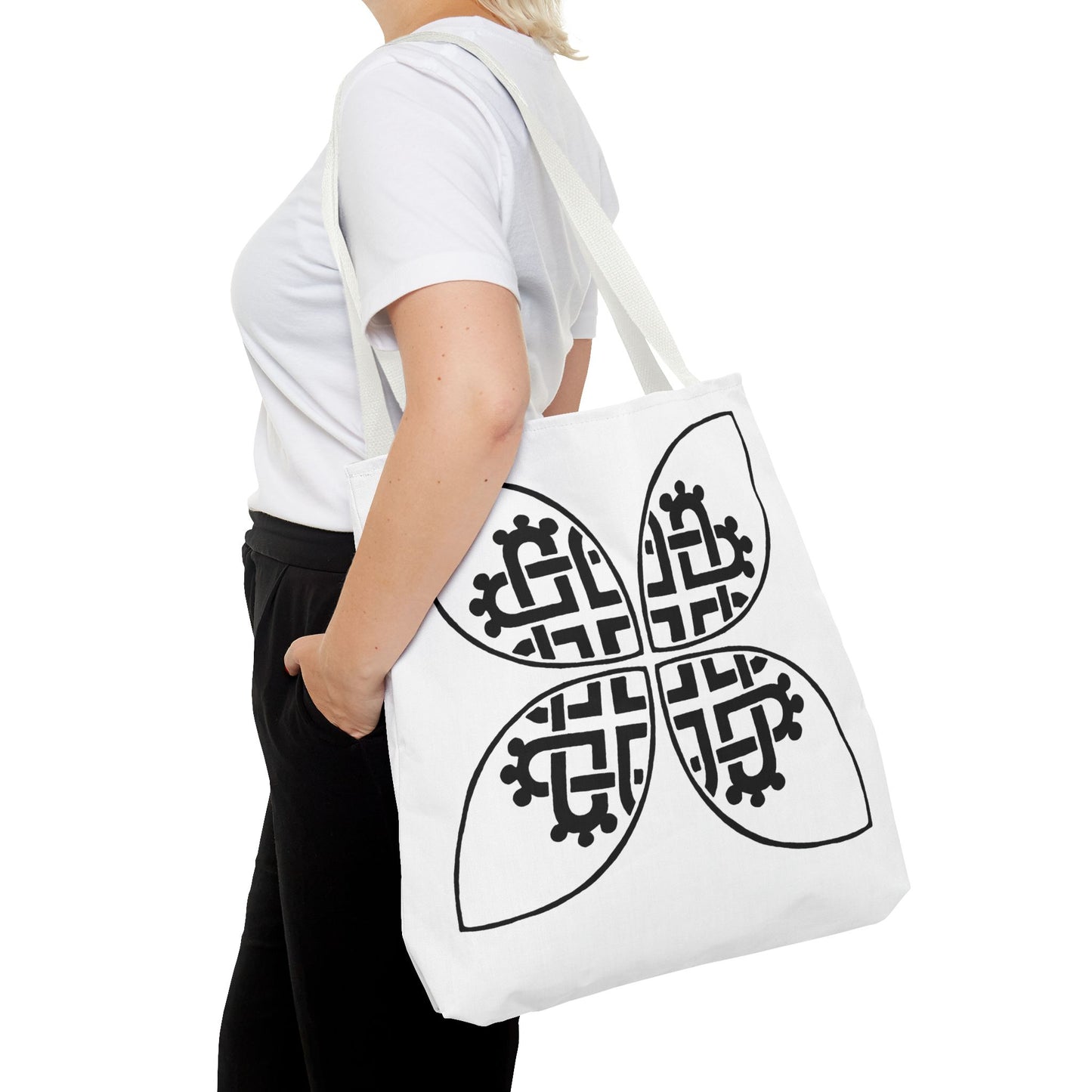 Celtic Heart Motif Tote Bag - InkLovePrint