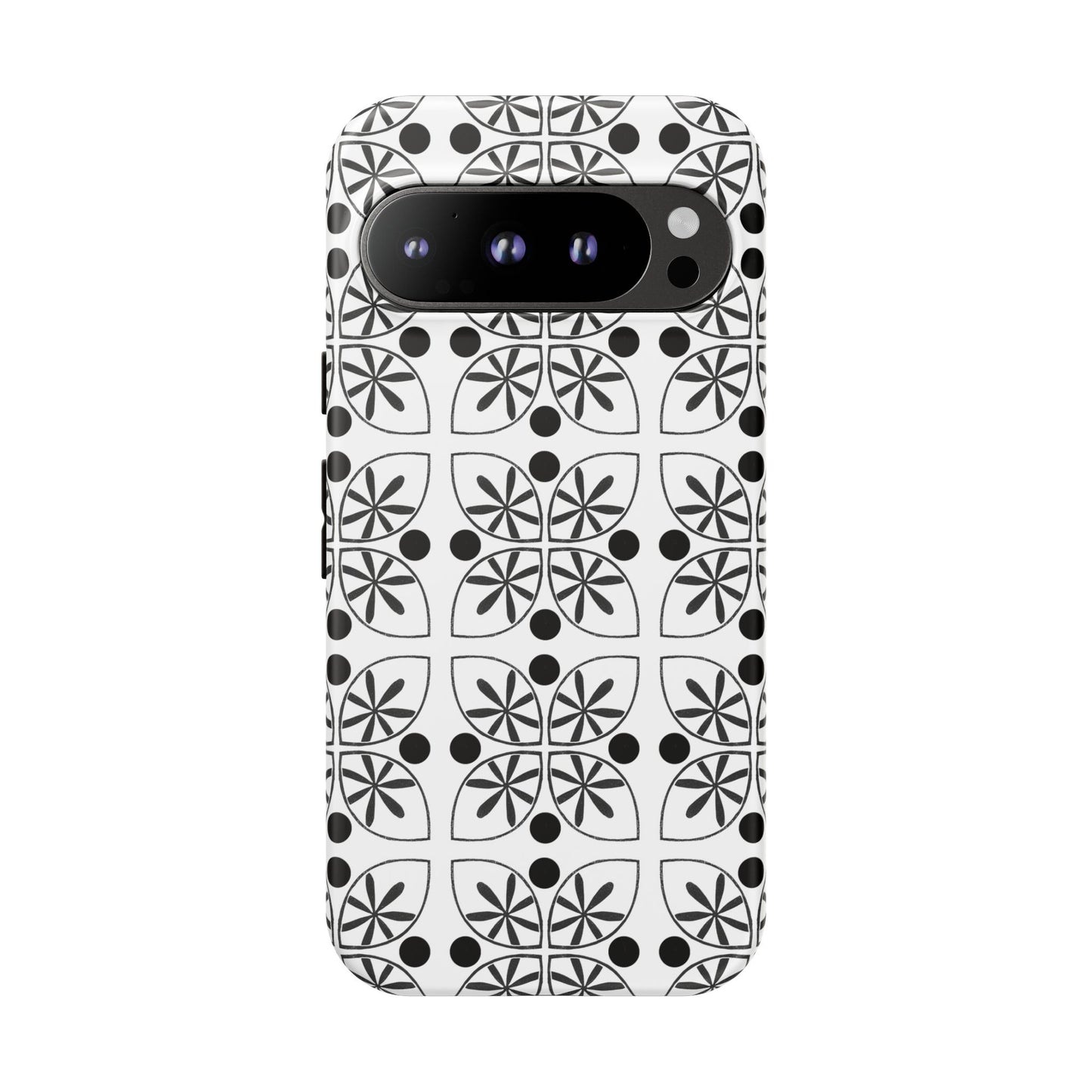 Black Flower Phone case