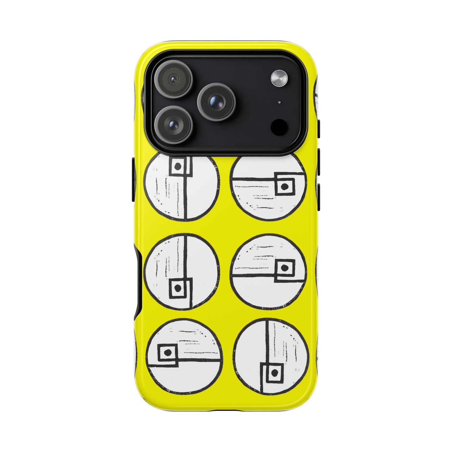 Rotating Rectangle Yellow Phone case