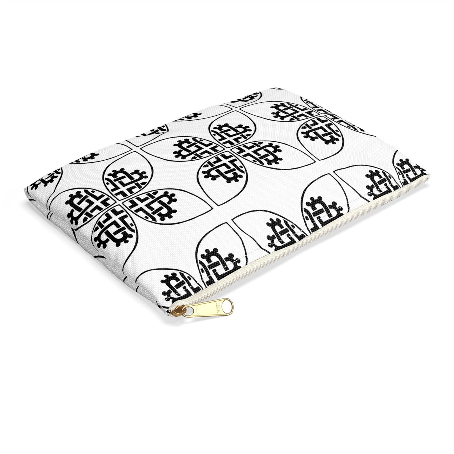 Celtic Heart Accessory Bag White - InkLovePrint