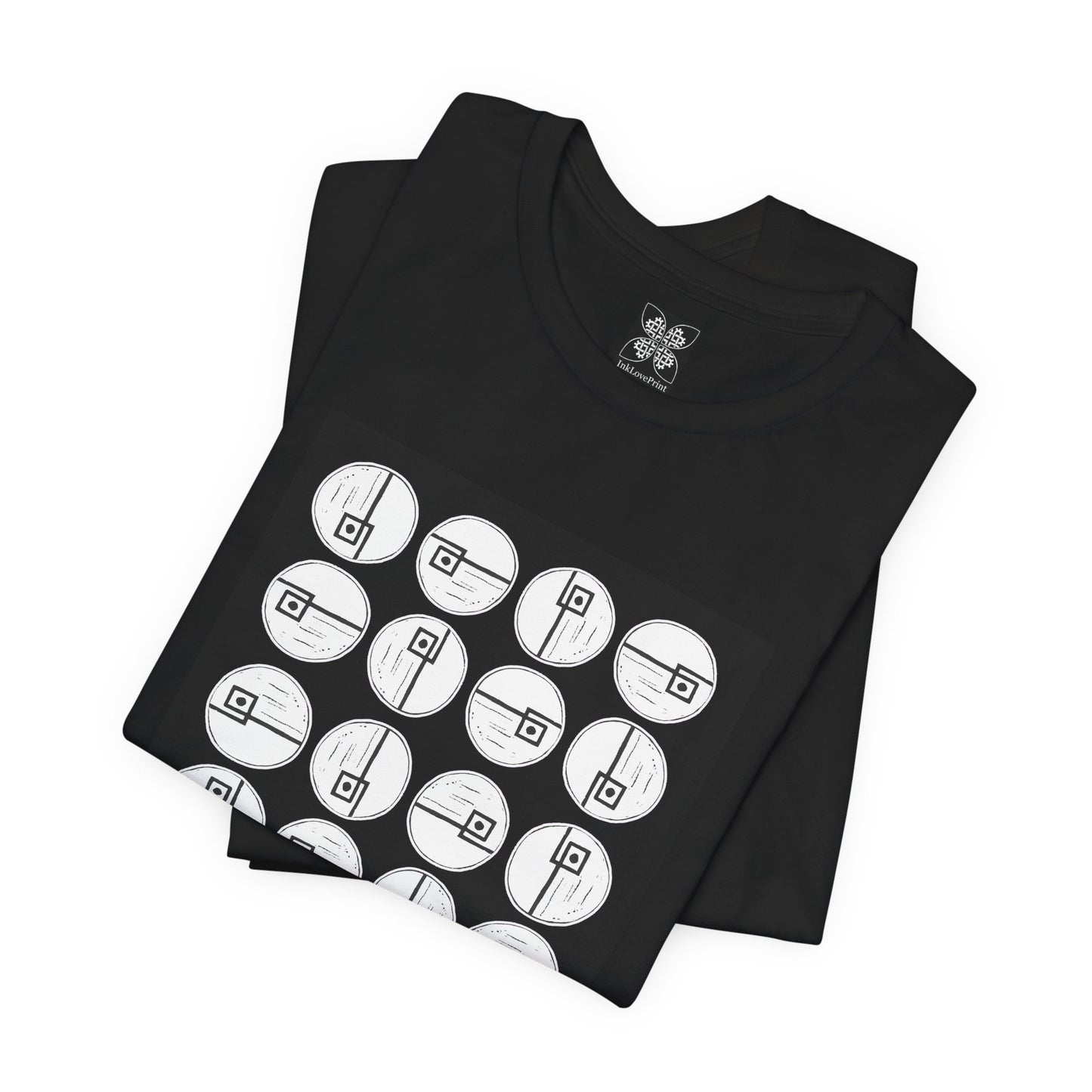 Rotating Rectangle B&W - InkLovePrint