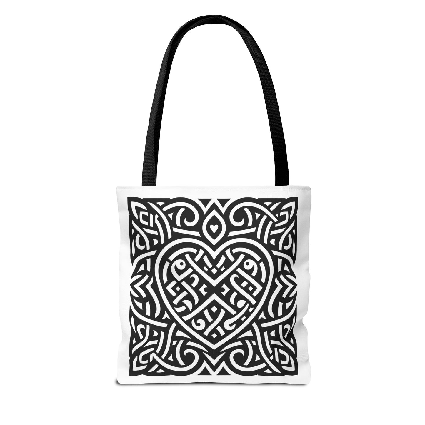 Framed Celtic Heart Tote Bag - InkLovePrint