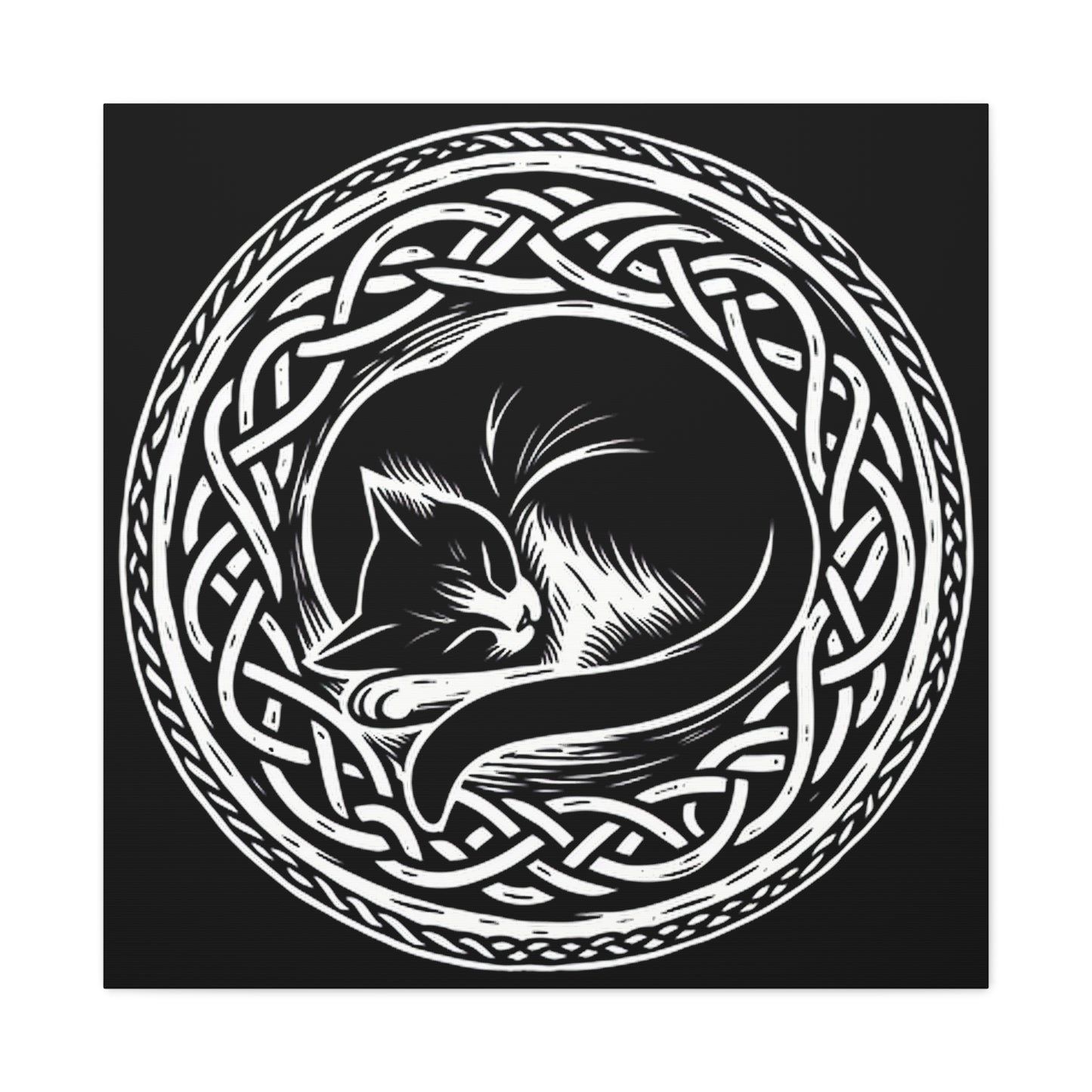 Celtic Cat -Rolled Poster - InkLovePrint