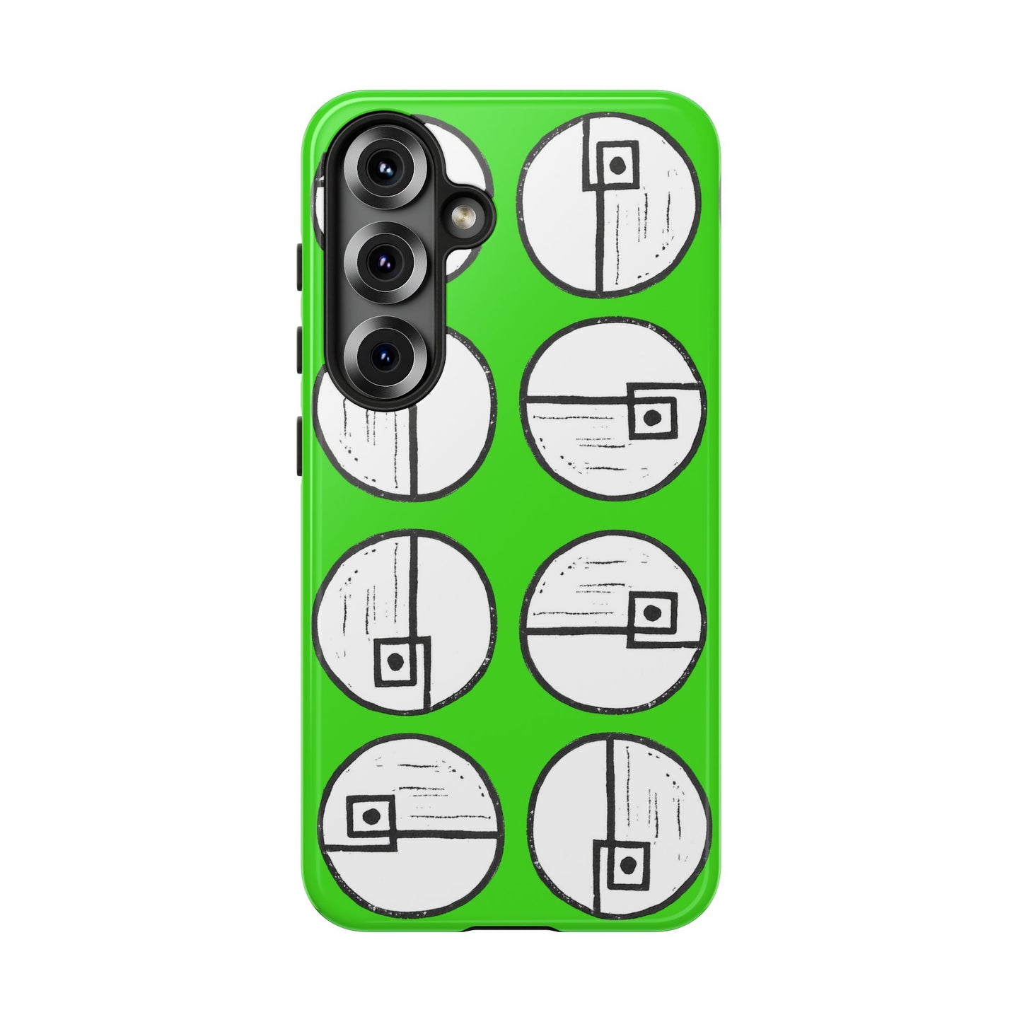 Rotating Rectangle Green Phone case