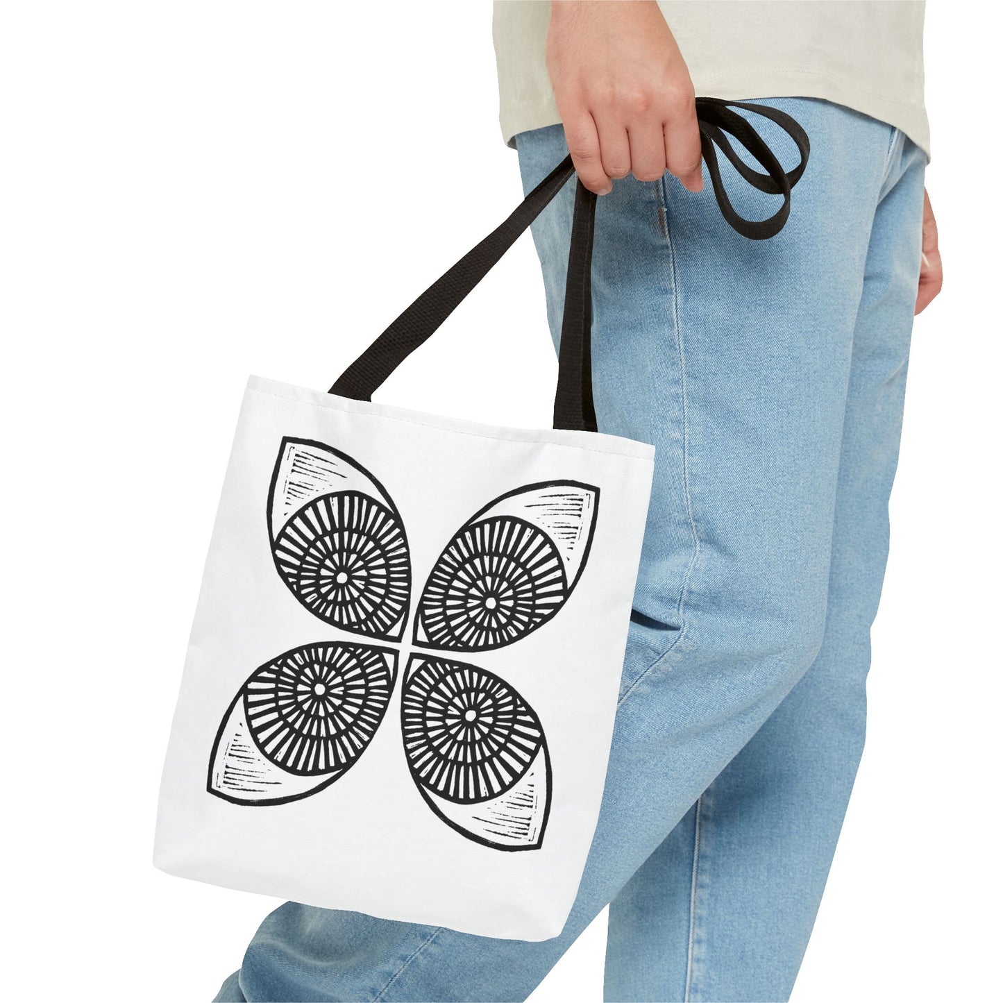 Circle Motif Tote Bag - InkLovePrint