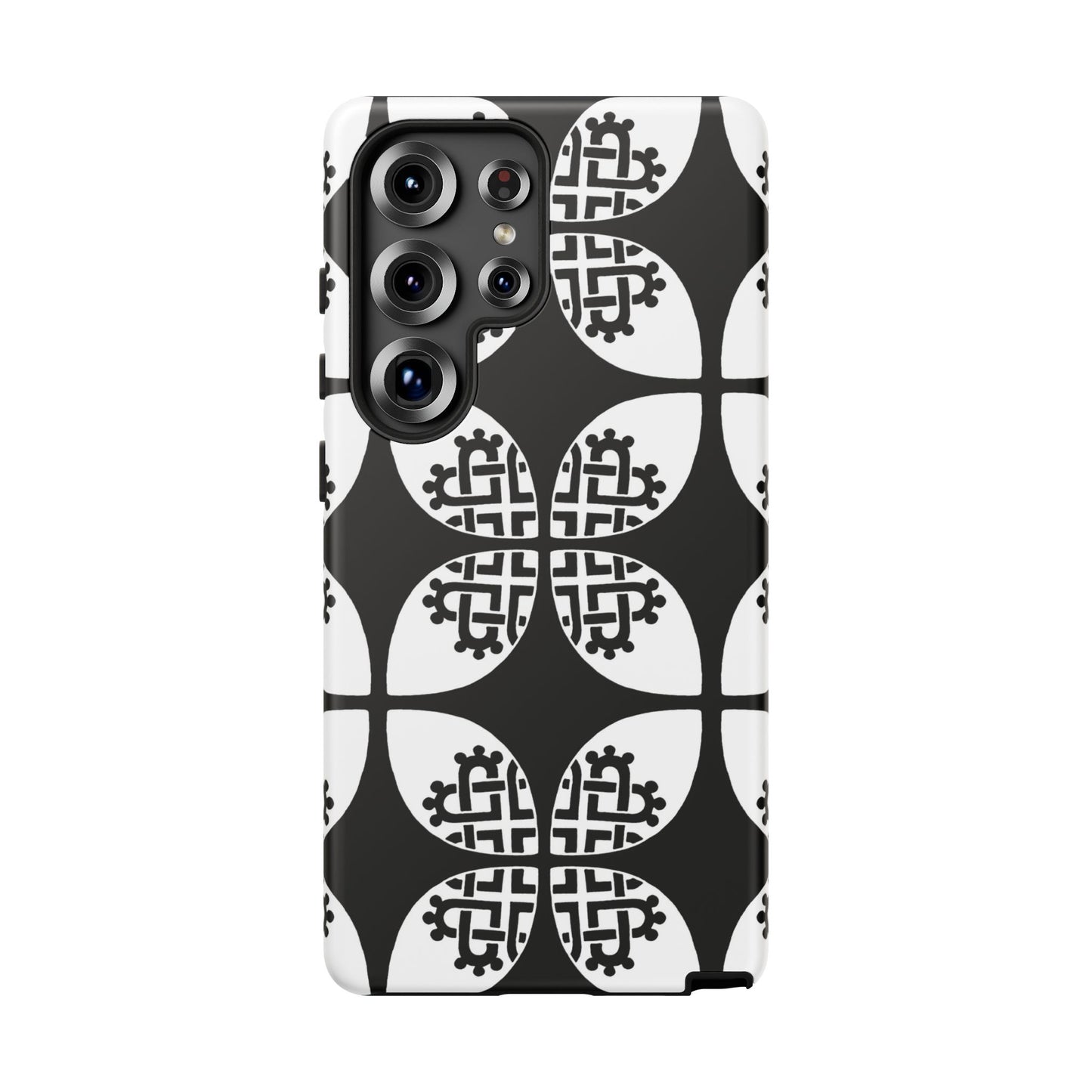 Celtic Heart - Black Phone case