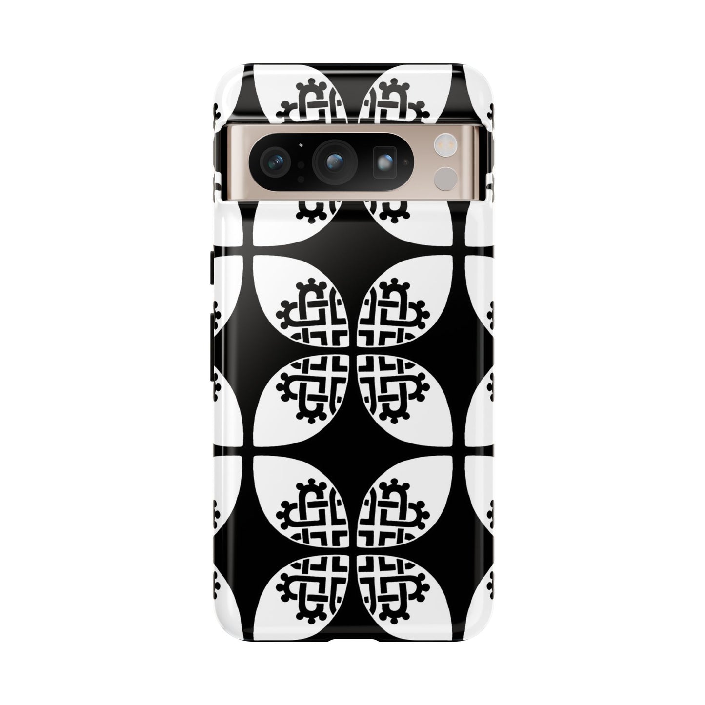 Celtic Heart - Black Phone case