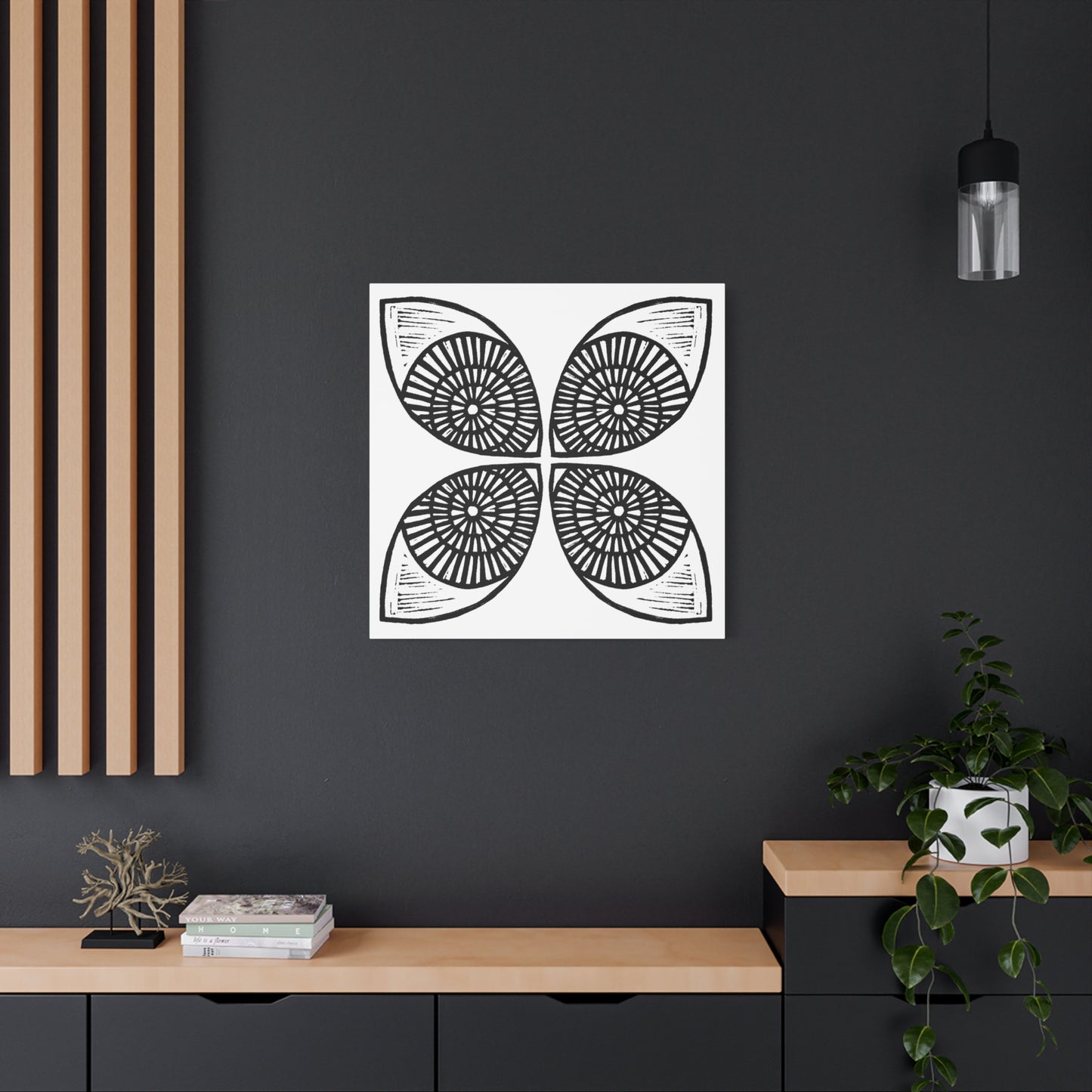 Circle Artwork - canvas - InkLovePrint