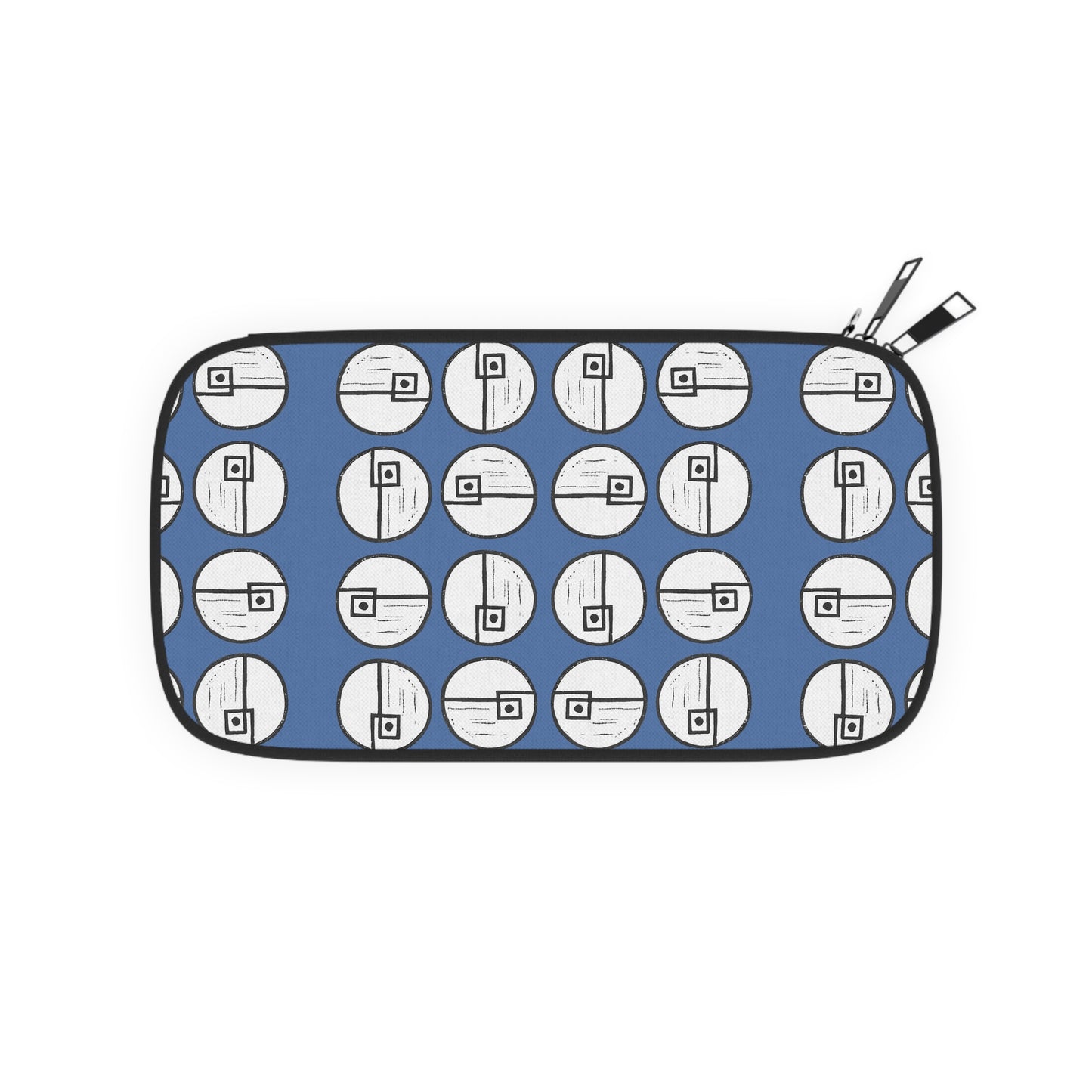 Rotating Rectangle Blue Passport Wallet - InkLovePrint