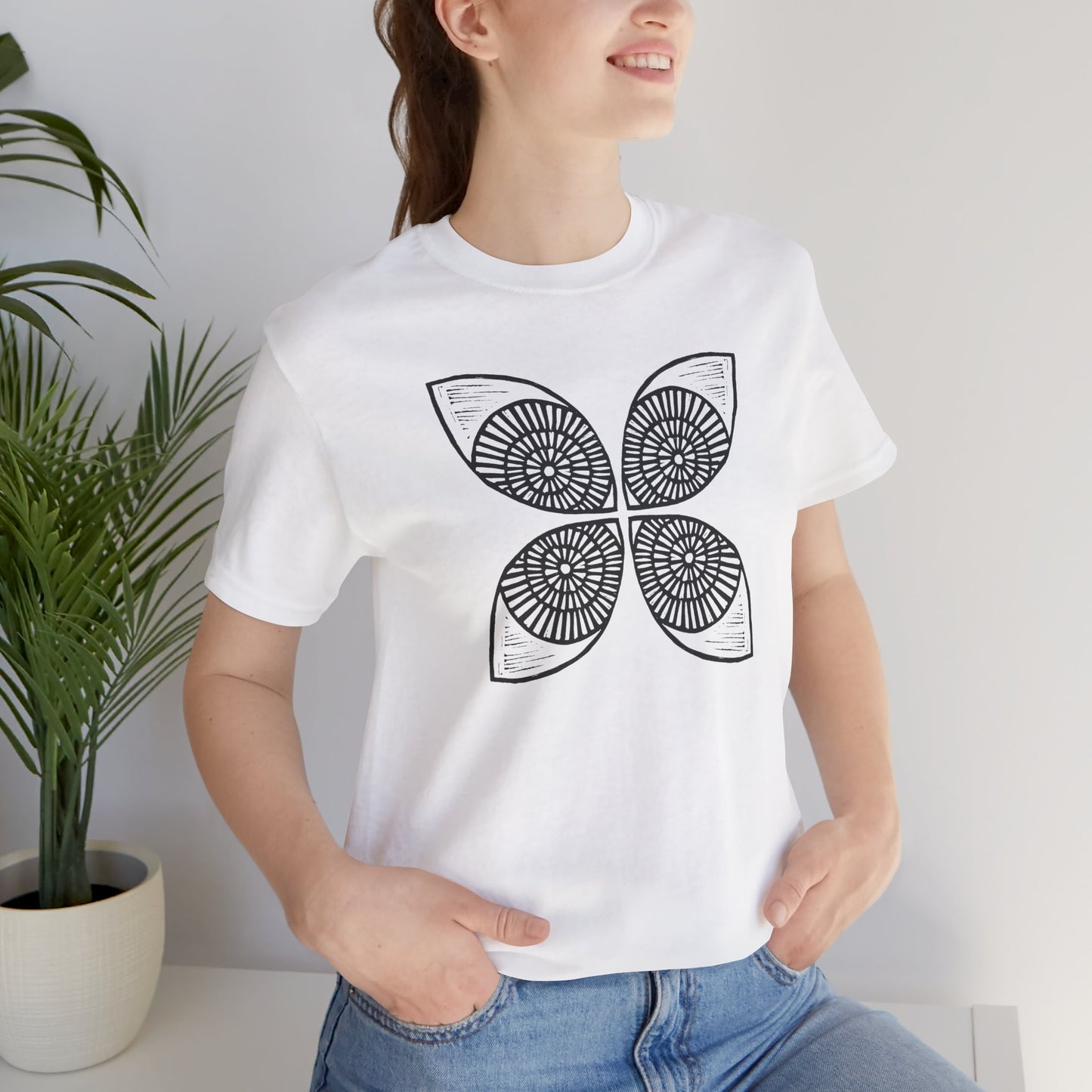 Circle Motif Unisex T-Shirt - InkLovePrint