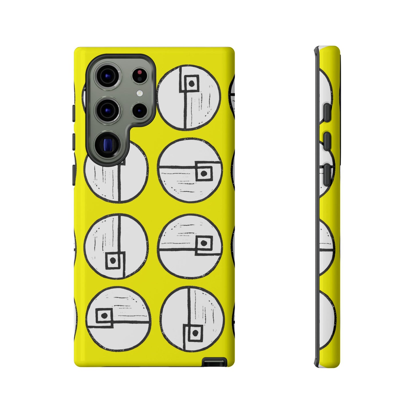 Rotating Rectangle Yellow Phone case
