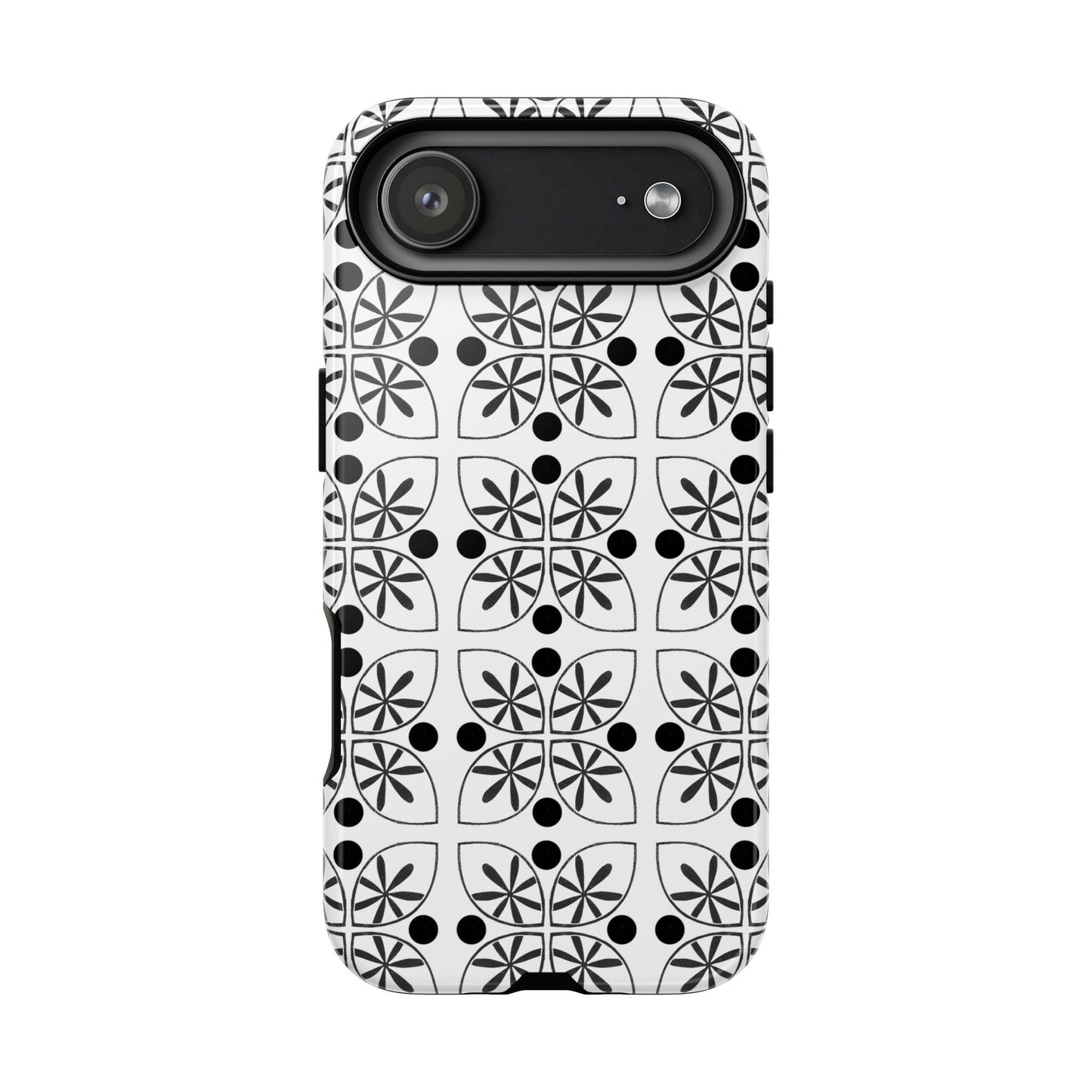 Black Flower Phone case