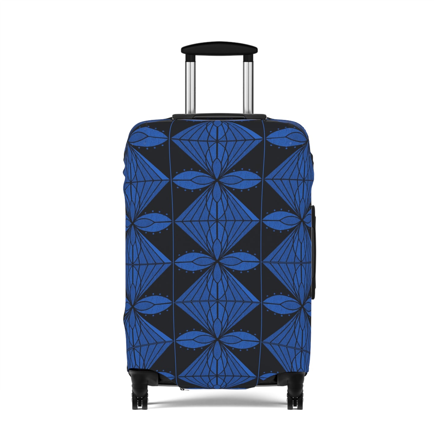 Geometric Blue 1 Luggage Cover - InkLovePrint