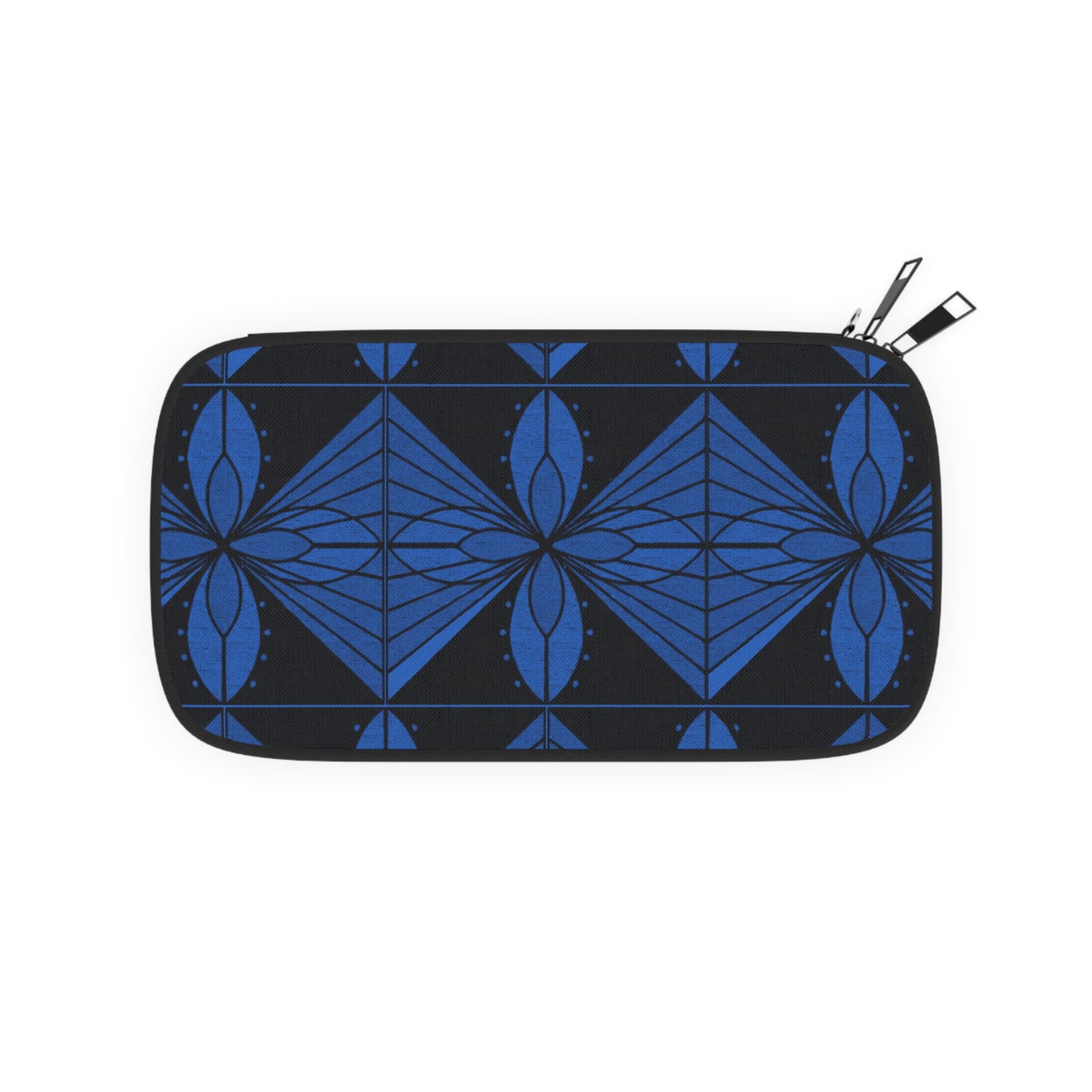 Geometric Blue 1 Passport Wallet - InkLovePrint