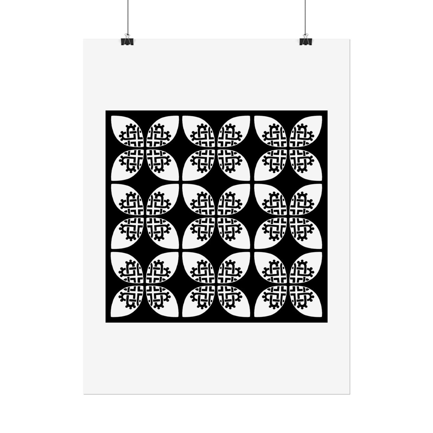 Celtic Heart 9 Tile- Rolled Poster - InkLovePrint