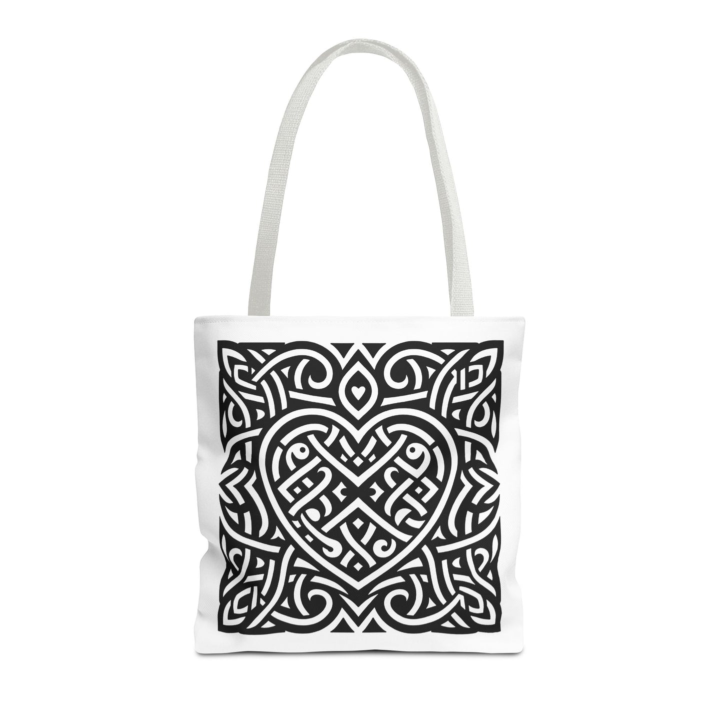 Framed Celtic Heart Tote Bag - InkLovePrint