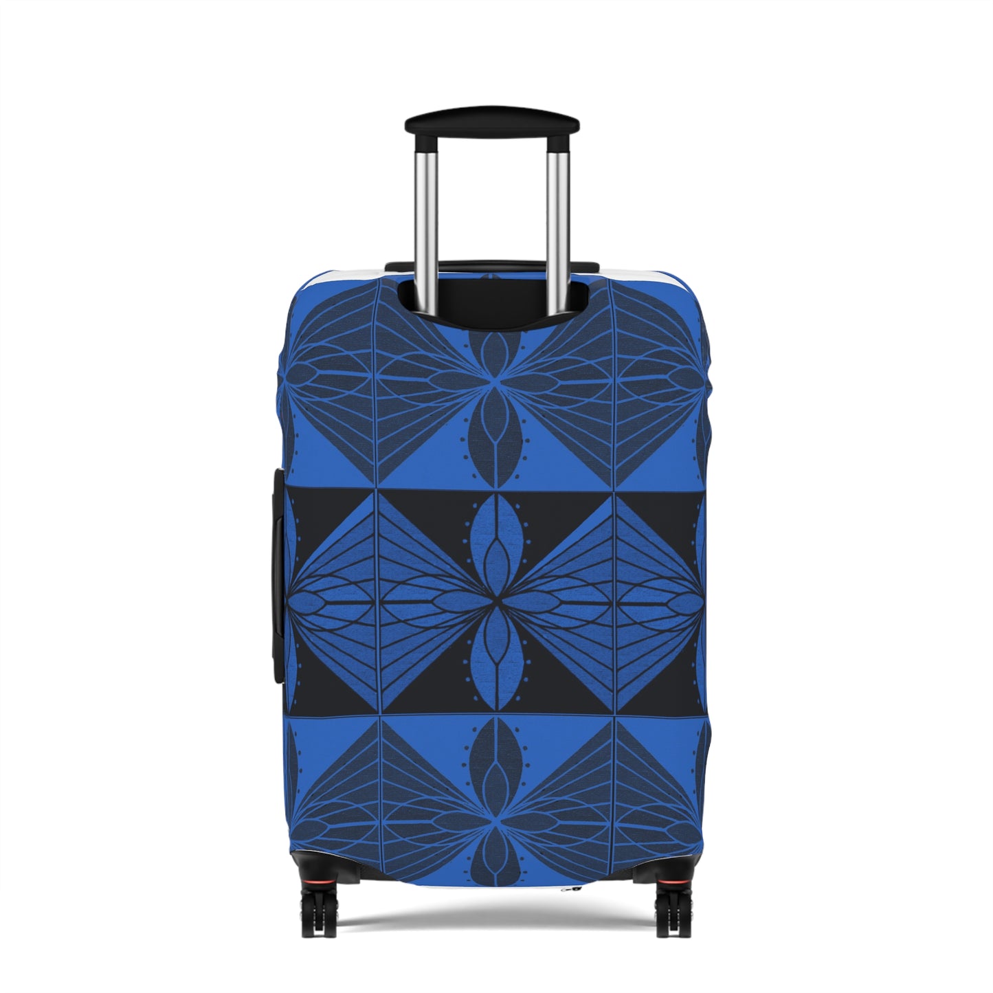 Geometric Blue 2 Luggage Cover - InkLovePrint