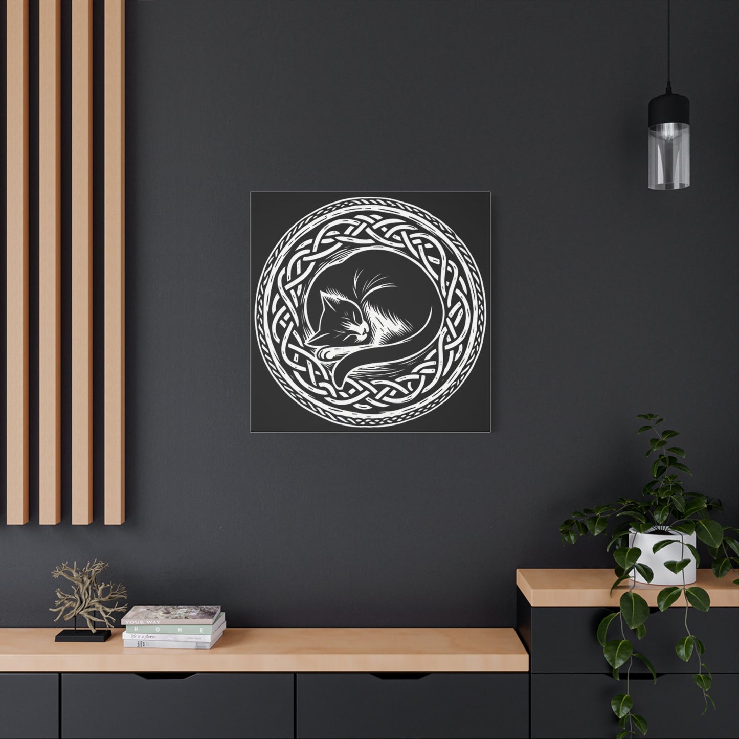 Celtic Cat -Rolled Poster - InkLovePrint