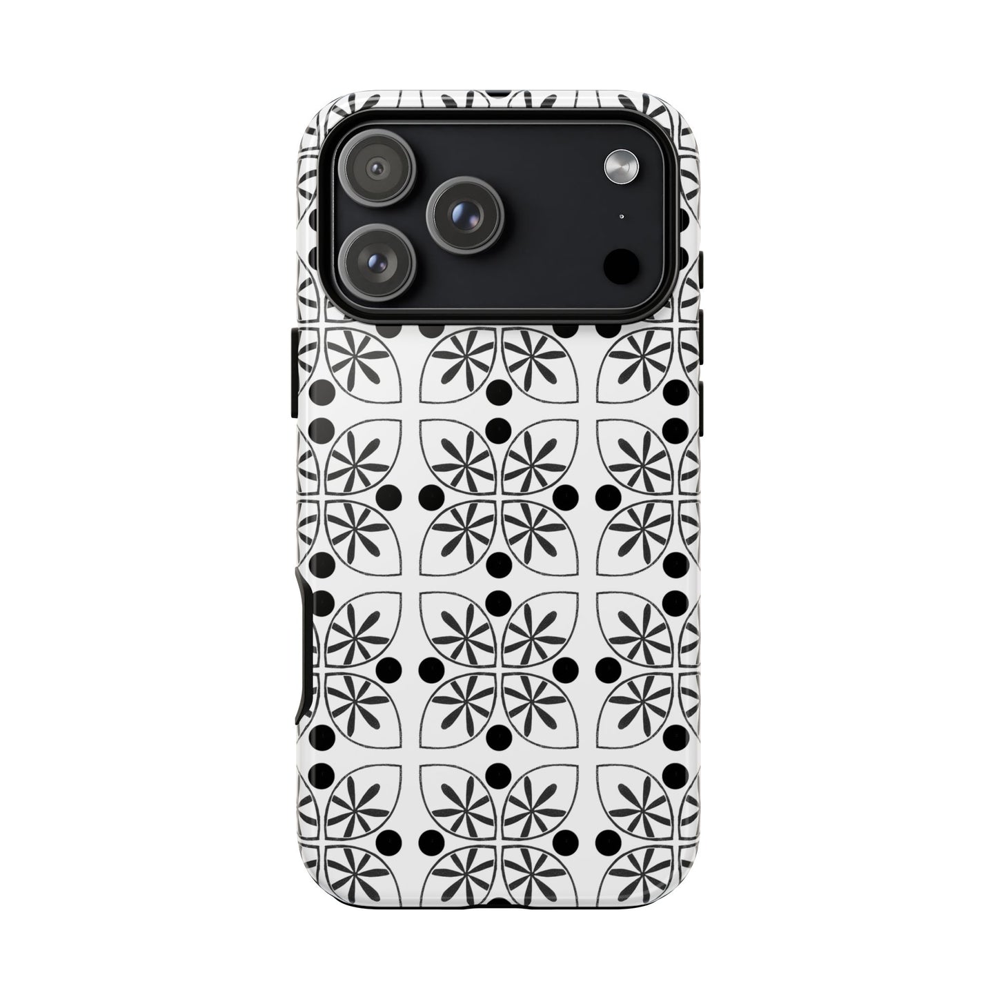 Black Flower Phone case