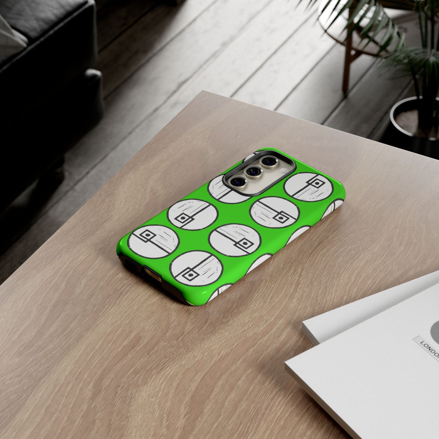Rotating Rectangle Green Phone case