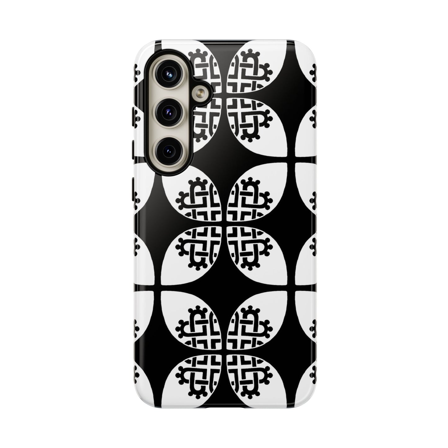 Celtic Heart - Black Phone case