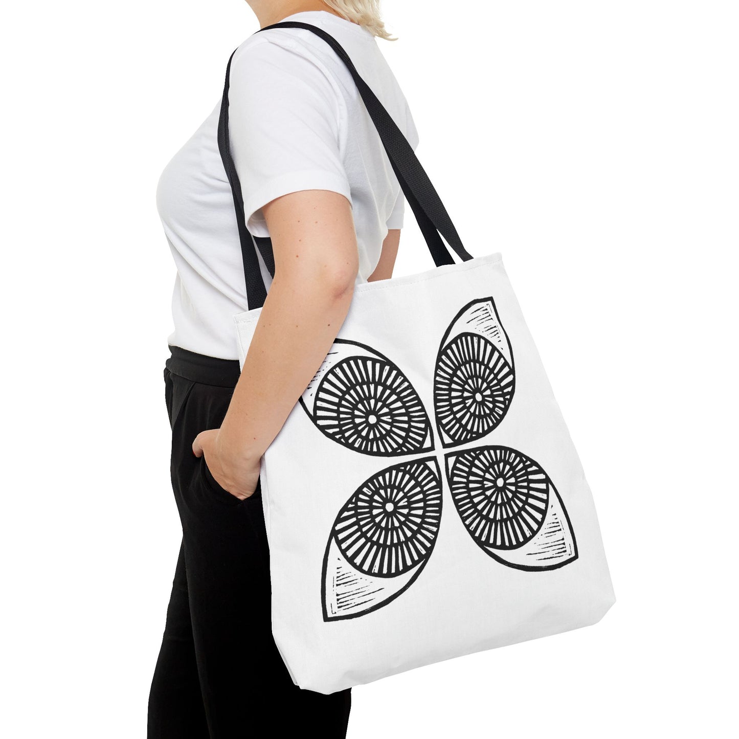 Circle Motif Tote Bag - InkLovePrint