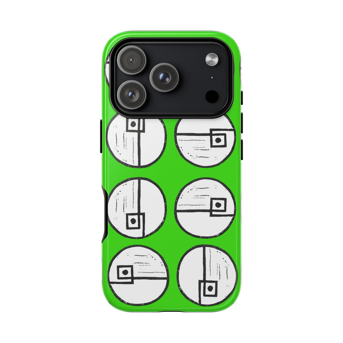Rotating Rectangle Green Phone case