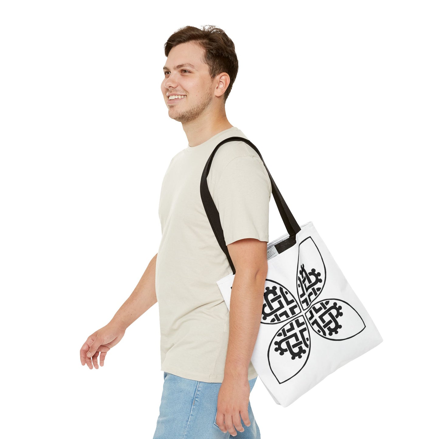 Celtic Heart Motif Tote Bag - InkLovePrint