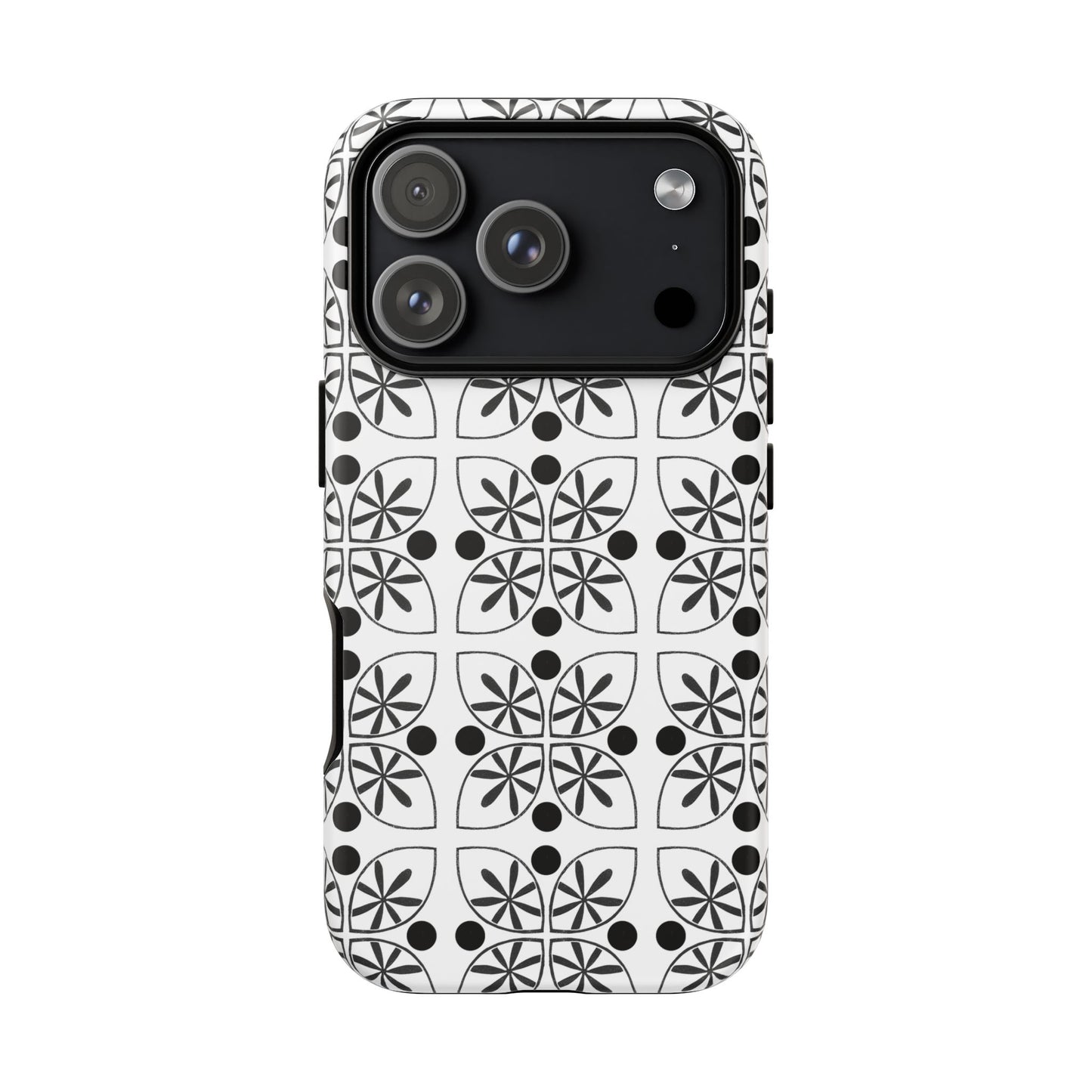 Black Flower Phone case