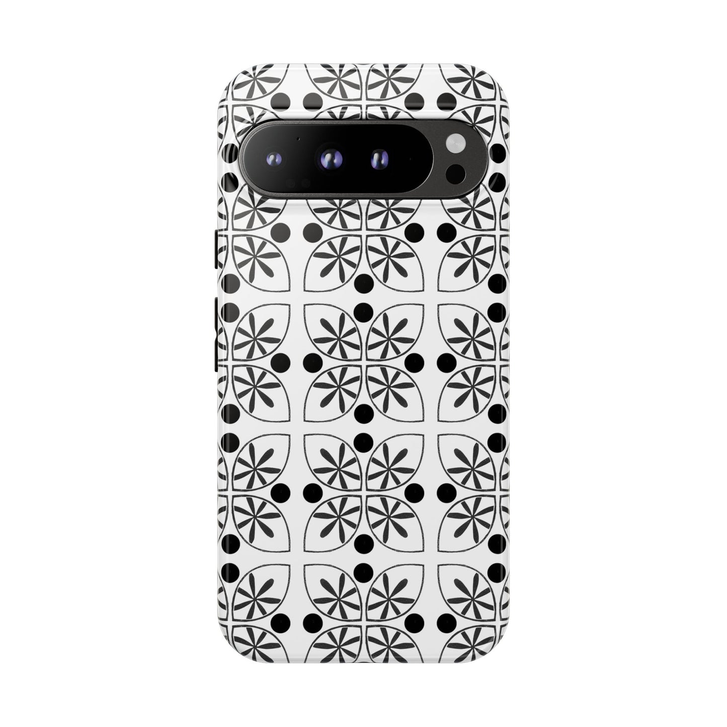 Black Flower Phone case