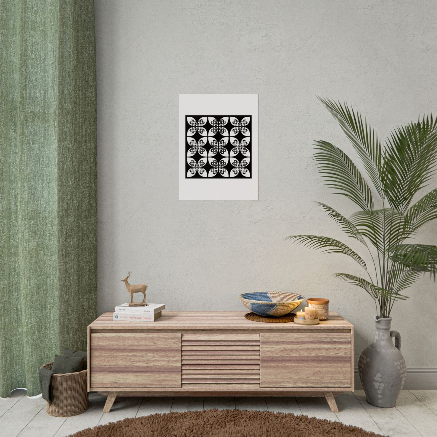 Celtic Heart 9 Tile- Rolled Poster - InkLovePrint