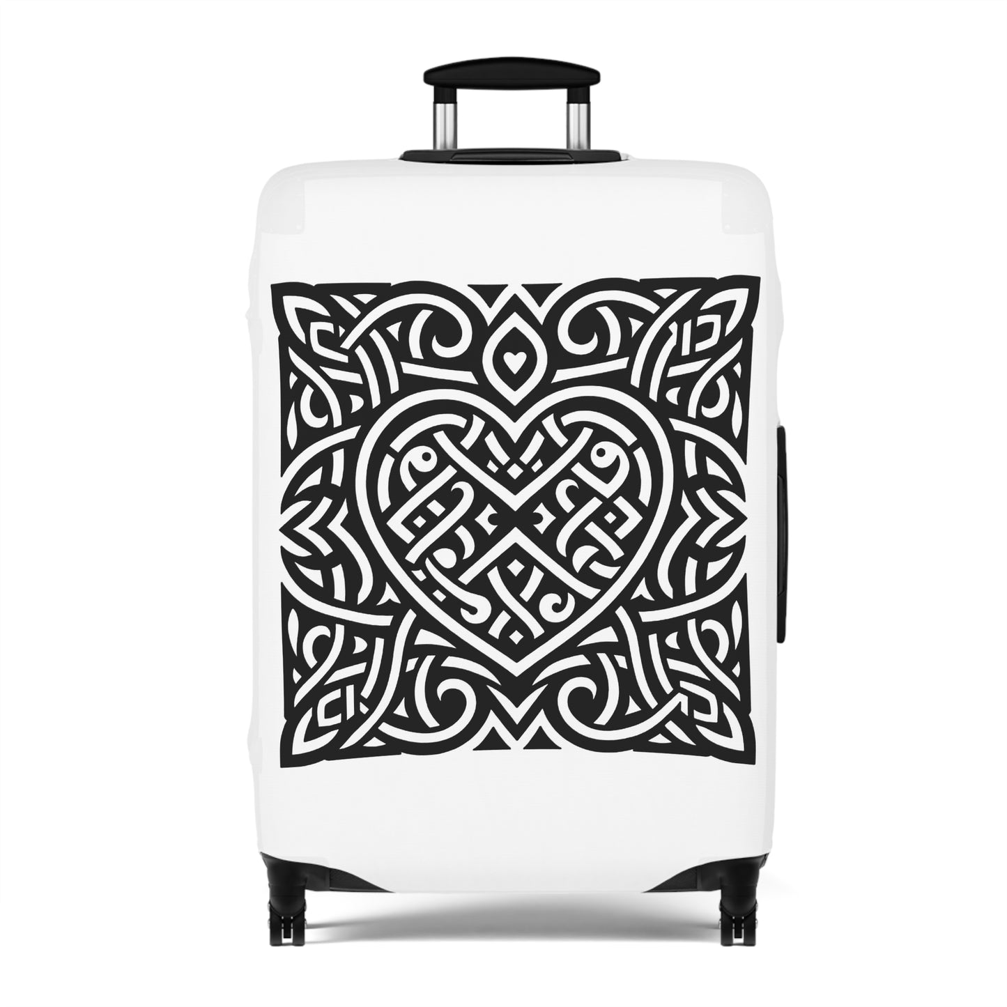 Framed Celtic Heart Luggage Cover - InkLovePrint