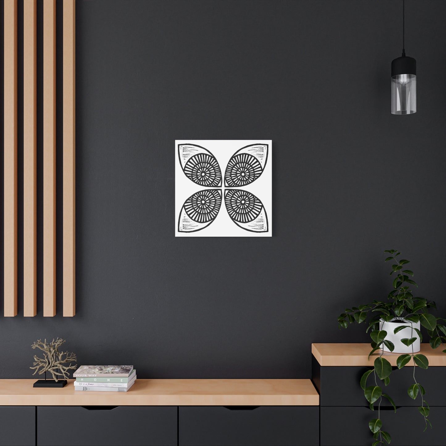 Circle Artwork - canvas - InkLovePrint