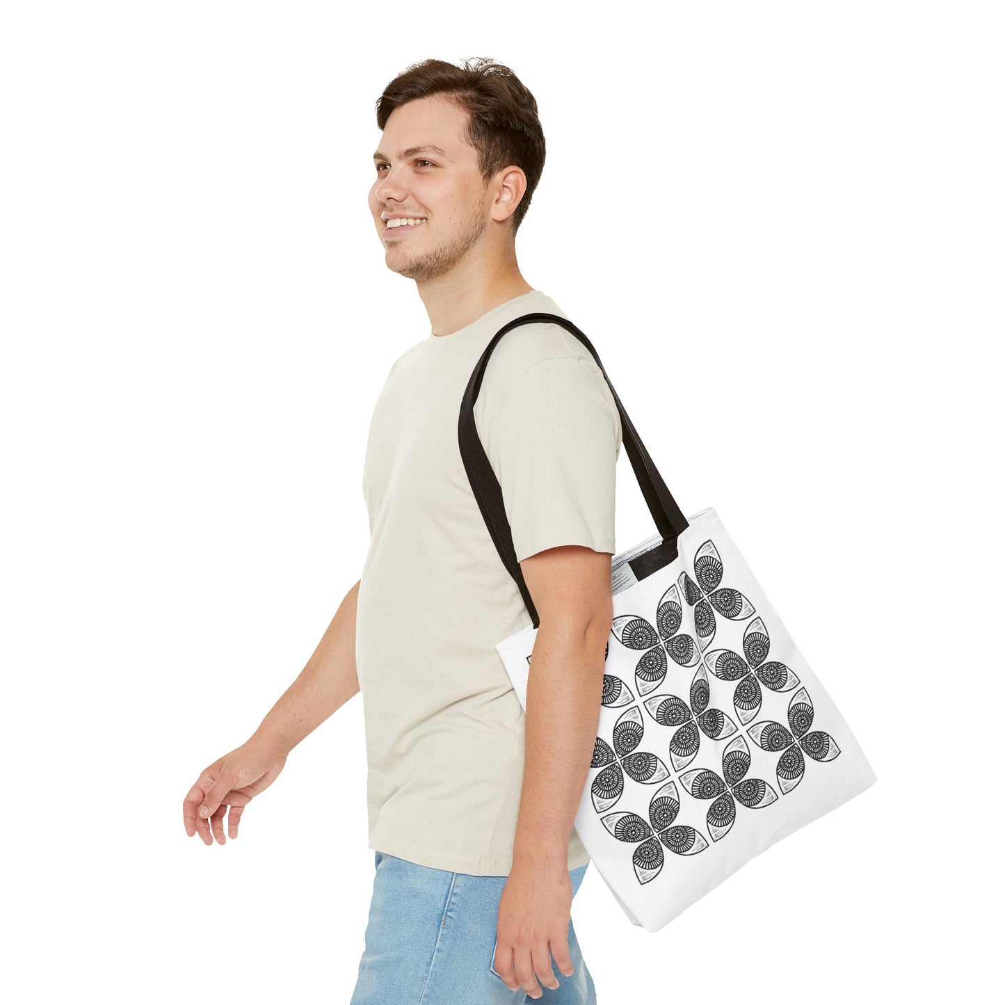 Circle Pattern Tote Bag - InkLovePrint