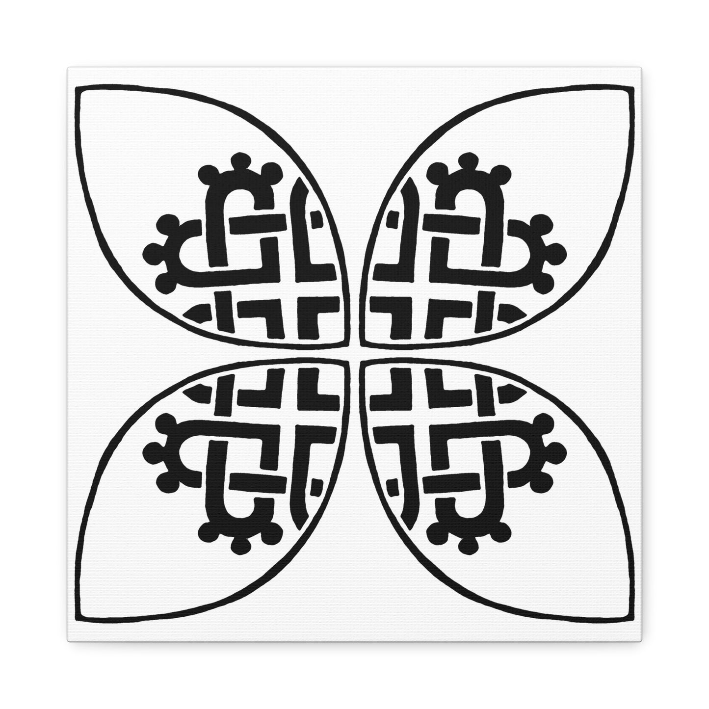 Celtic Heart Artwork Canvas - InkLovePrint