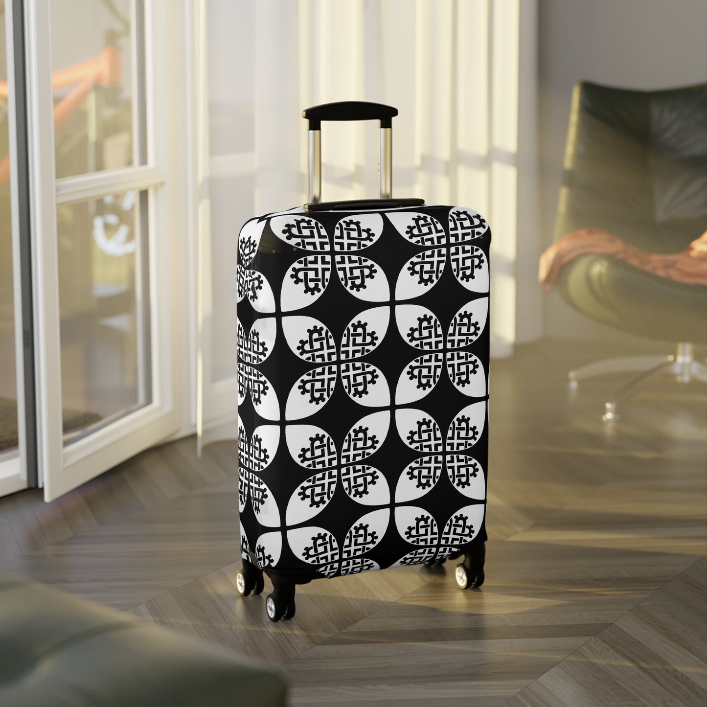 Celtic Heart Luggage Cover - InkLovePrint
