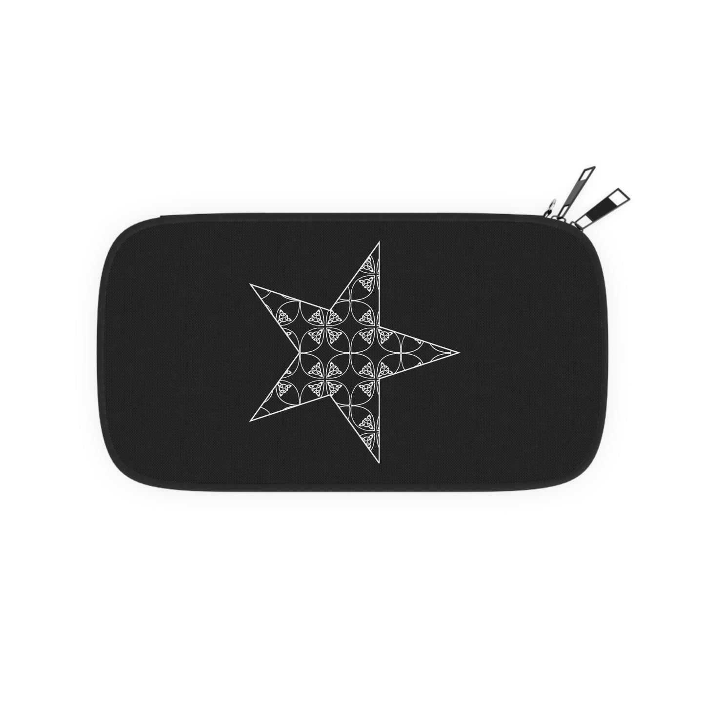 Trinity Star Black Passport Wallet - InkLovePrint